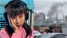  李芷婷。住家停電。（圖／翻攝自李芷婷臉書）