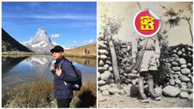 苦苓在臉書貼出一張兒時照片，並說「很早很早以前就長得像個老頭兒…」（圖／翻攝自苦苓臉書）