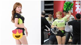 ▲壯壯籃球應援處女秀。（圖／壯壯提供／記者劉彥池攝影）