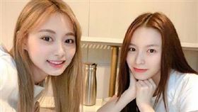 子瑜，Elkie（莊錠欣）。(圖／微博，推特截圖)