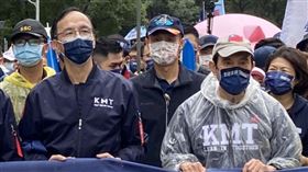 國民黨公投遊行,朱立倫,馬英九,自由廣場,出席的藍營縣市長（圖／國民黨提供）