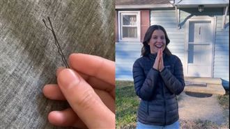 髮夾換到大房子！女網紅不敢置信爆哭