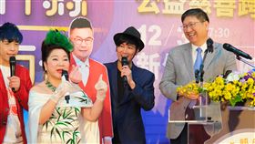 ▲「2022公益慈善跨年晚會」同樣由白冰冰擔當主持人，今年遷居峨眉的她也大讚「新竹縣真是個好地方!」（圖／新竹縣政府提供）