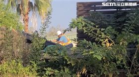 新／真的拆了！工人進駐急拆顏家屋瓦(圖/翻攝畫面)