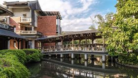 煙波花時間宜蘭傳藝整區客房坐落於冬山河畔。（圖／全聯善美的文化藝術基金會提供）