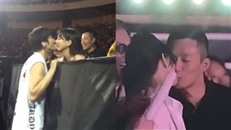 王力宏甜吻李靚蕾　大S跟著親也離婚