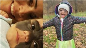  美國佛羅里達州一名2歲女孩塔瓦雷絲芬納（Luna Fenner）一出生臉上就有罕見的黑色胎記。（圖／翻攝自IG＠luna.love.hope）