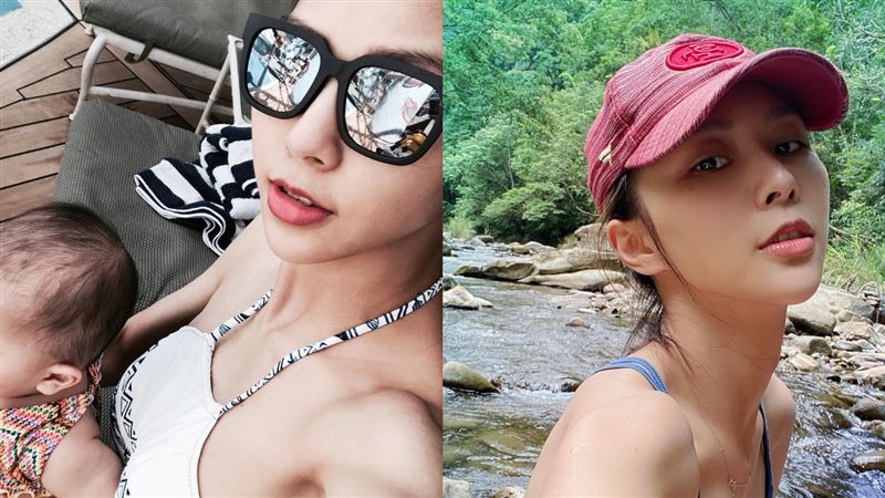 女星兒突掀衣要奶　公公面前酥胸全露