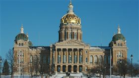 美國愛荷華州議會大廈。（圖／翻攝自維基百科，作者：Ashton B Crew，CC BY 3.0）