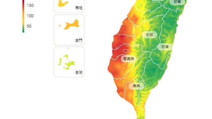 過敏族群小心　中部以南空品「橘警」