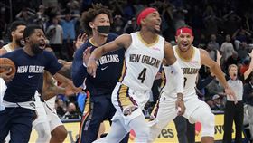 ▲葛拉罕（Devonte' Graham）投進絕殺三分球。（圖／美聯社／達志影像）