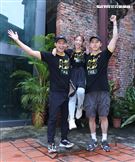 吳宗憲 KID、坤達、小刀、威廉、何美、紀卜心邀請台北市是黃珊珊副市長參加出席「綜藝玩很大」全新企劃。（記者邱榮吉/攝影）
