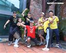 吳宗憲 KID、坤達、小刀、威廉、何美、紀卜心邀請台北市是黃珊珊副市長參加出席「綜藝玩很大」全新企劃。（記者邱榮吉/攝影）