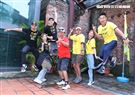 吳宗憲 KID、坤達、小刀、威廉、何美、紀卜心邀請台北市是黃珊珊副市長參加出席「綜藝玩很大」全新企劃。（記者邱榮吉/攝影）