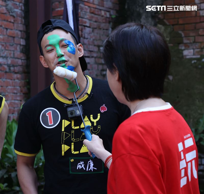 吳宗憲 KID、坤達、小刀、威廉、何美、紀卜心邀請台北市是黃珊珊副市長參加出席「綜藝玩很大」全新企劃。（記者邱榮吉/攝影）