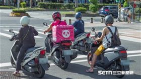 外送員／foodpanda（記者陳弋攝影）