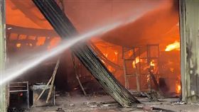 火警,芎林,家具行,（圖／翻攝畫面）