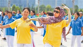 中國廣場舞。（圖／中新社）