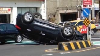 行人庇護島翻3車　工務處設LED燈