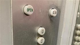 電梯,按鈕,復古,外送(翻攝自 外送員的奇聞怪事)