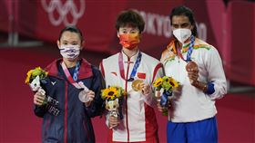 ▲戴資穎和辛度互相砥礪走羽球路。（圖／美聯社／達志影像）