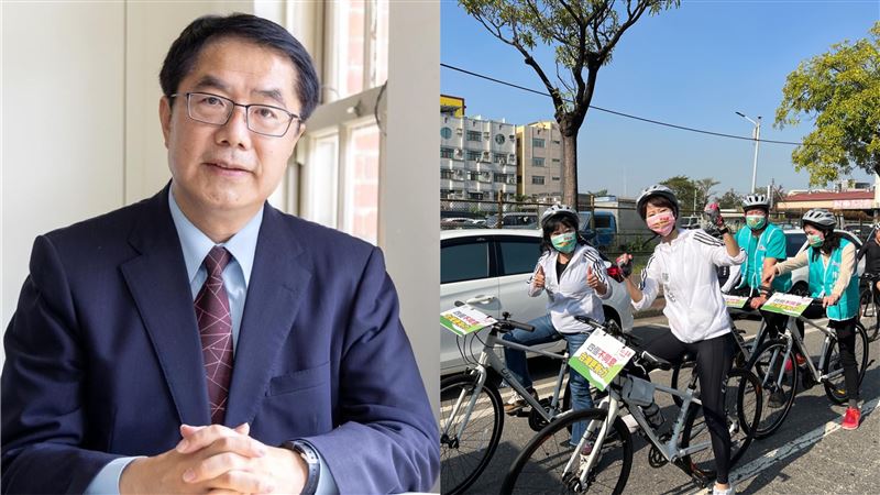 公投勝利　黃偉哲、陳亭妃互動引關注