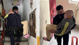 新北市,板橋,警員,老翁,公主抱