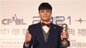▲中信兄弟宋晟睿獲得最佳美技獎。（圖／中信兄弟球團提供）