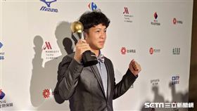 ▲樂天桃猿投手游朝惟獲得最佳進步獎。（圖／記者蕭保祥攝影）