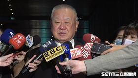 中華民國工商協進會今召開「工商早餐會」，圖為理事長林伯豐。（圖／記者戴玉翔攝影）