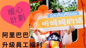 阿里巴巴集團於12月中發佈「暖心計劃」升級多項員工福利。（圖／翻攝自阿里足跡官網）