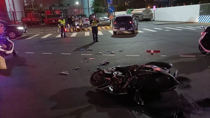 左轉車未禮讓直行車！騎士倒臥血泊亡