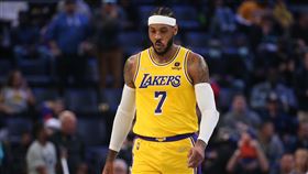 ▲「甜瓜」安東尼（Carmelo Anthony）不滿判決被趕出場。（圖／路透社／達志影像）