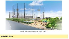 阪神虎二軍新球場預計2025年完工。（圖／翻攝自阪神虎官網）