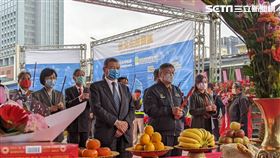 全國首件聚焦生技產業 BOT 案-台北生技園區上梁典禮　柯文哲　黃茂雄（圖／記者戴玉翔攝影）