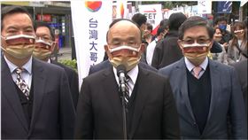 行政院長蘇貞昌23日下午出席「5G躍臺灣 飆速Give Me Five」5G垂直場域體驗週典禮活動