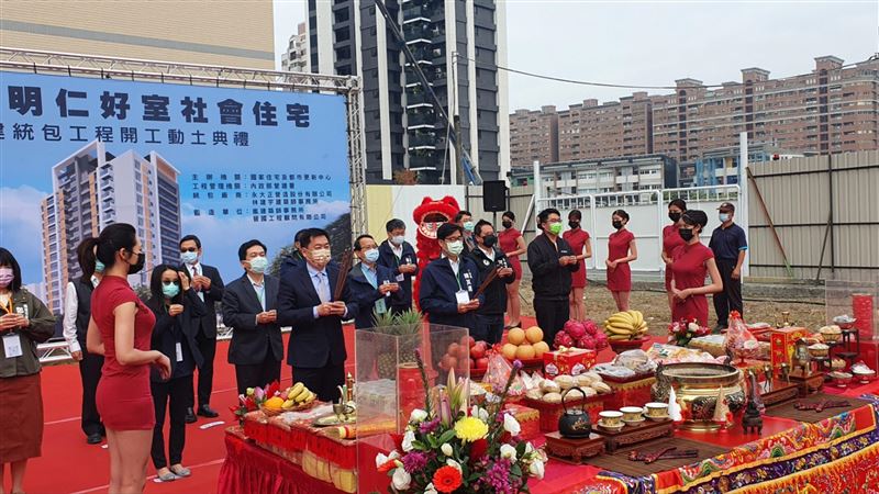 社宅開工　邁：增青年租屋補貼名額