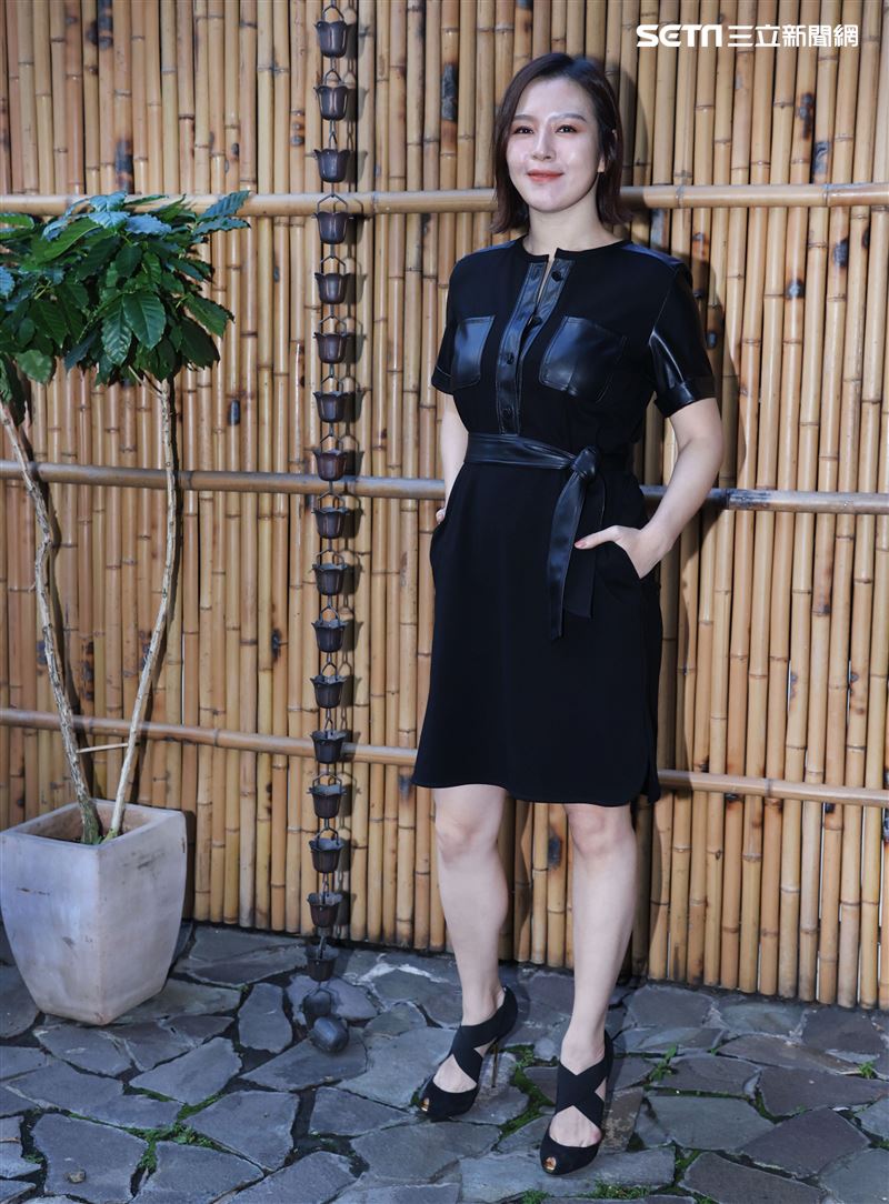 劉品言三立新聞網專訪。（記者邱榮吉/攝影）