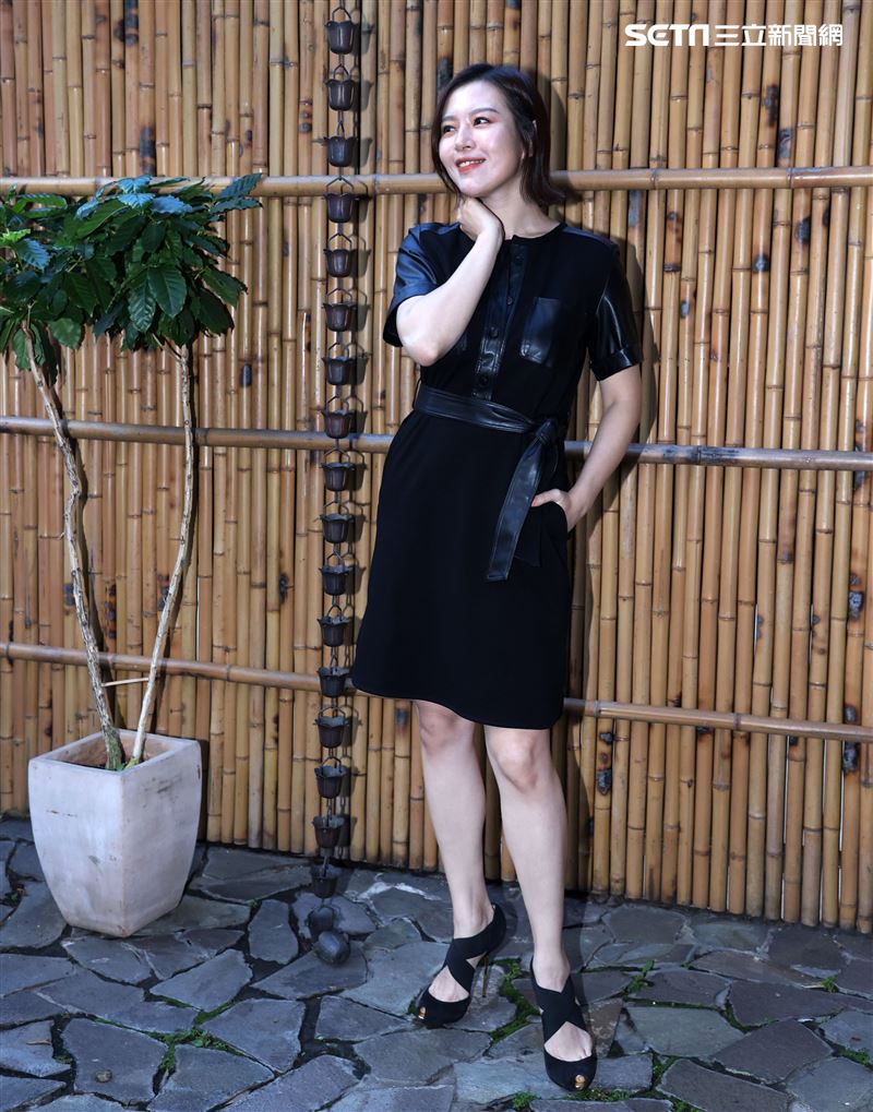 劉品言三立新聞網專訪。（記者邱榮吉/攝影）