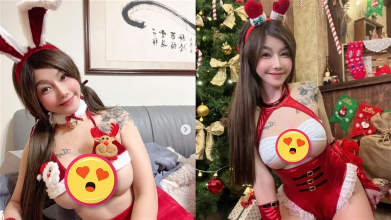 滿版力宏太膩　正妹聖誕裝滑出南半球