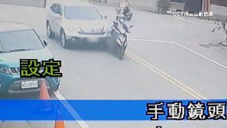 騎士轉彎未注意直行車　右腿遭輾骨折