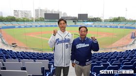 ▲富邦悍將一軍總教練丘昌榮、領隊林華韋。（圖／記者劉彥池攝影）