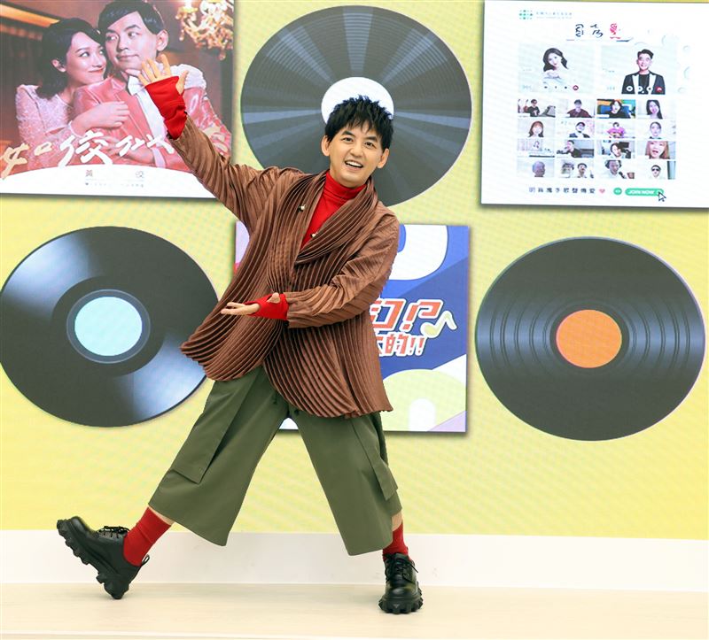 黃子佼平安夜音樂會。（記者邱榮吉/攝影）