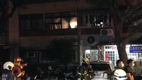 信義區火警 記者李依璇攝影