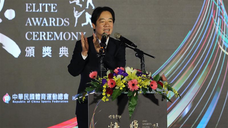 賴清德任精英獎頒獎人　表彰體育選手