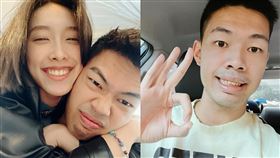 陳大天在平安夜放閃交往1年多的女友劉樸。（圖／翻攝自陳大天臉書）