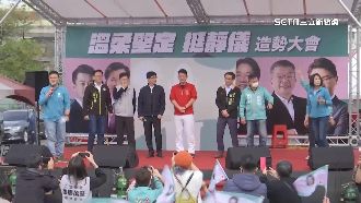 林靜儀烏日造勢大會　綠營要角相挺