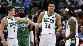 ▲「字母哥」安戴托昆波（Giannis Antetokounmpo）在耶誕大戰回歸。（圖／美聯社／達志影像）