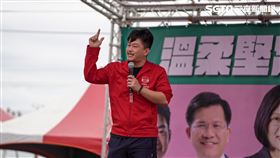 1226 林靜儀、賴清德、陳柏惟、陳奕齊龍井大造勢。（圖／林靜儀辦公室提供）