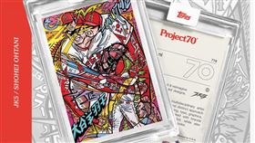 ▲大谷翔平球員卡設計引熱議。（圖／翻攝自Topps推特）